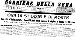 Corriere della Sera del 31.12.1908