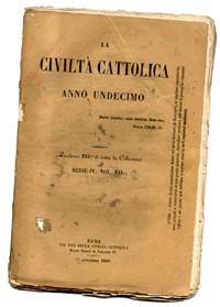 La Civilt Cattolica del 13 settembre 1860