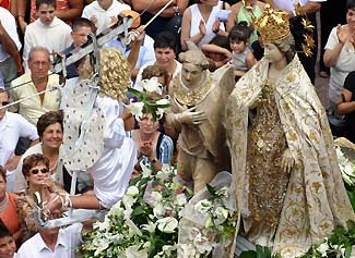Festa della Madonna Annunziata, 2006: la volata dell'Angelo