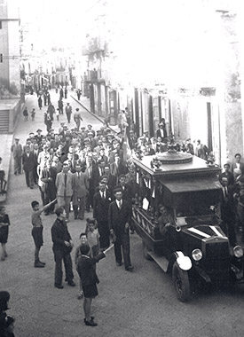 Funerale a Bronte (l'accompagnamento, anni '30)