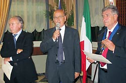 Certificate of Appreciation all'Associazione Bronte Insieme Onlus, F. Cimbali, N. Liuzzo, G. Galvagno