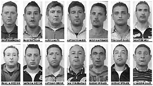 I condannati nell'operazione Trash (da La Sicilia del 19.7.09)