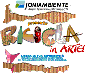 Il logo della campagna "Ricicla in arte"