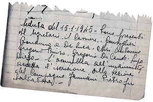 Il verbale n. 1