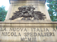 Statua di Nicola Spedalieri - Roma (particolare)