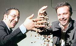 Vincenzo Longhitano (a sinistra) e Nino Marino