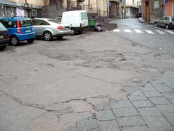 La vecchia Piazza Sedalieri, foto G. Longhitano