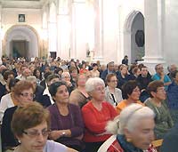 Il saluto ai frati cappuccini che lasciano Bronte