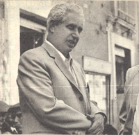 Vincenzo Castiglione, sindaco di Bronte, nel 1972 